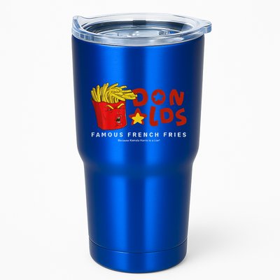 Trump Donalds Famous French Fries Because Kamala Is Liar Tumbler