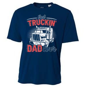 Truck Driver Fathers Day Gift Cooling Performance Crew T-Shirt