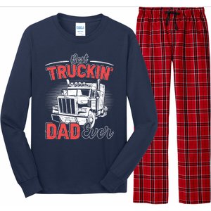 Truck Driver Fathers Day Gift Long Sleeve Pajama Set