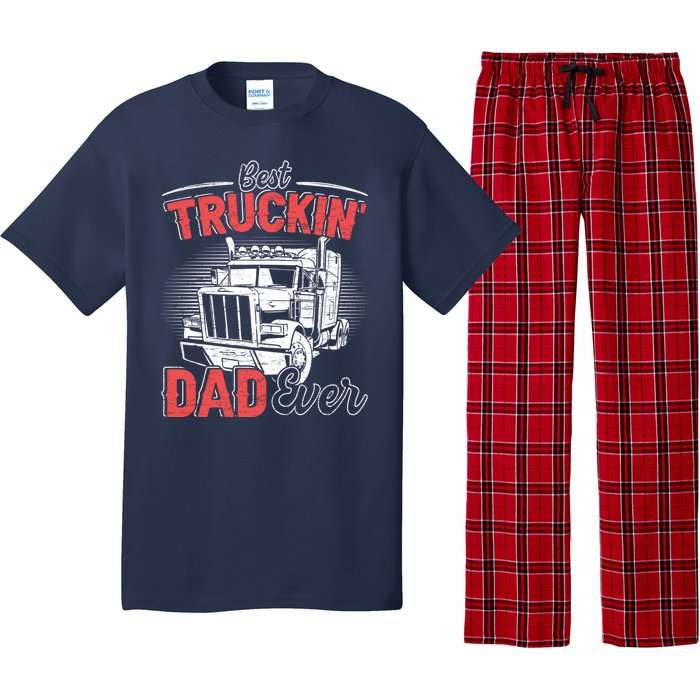 Truck Driver Fathers Day Gift Pajama Set