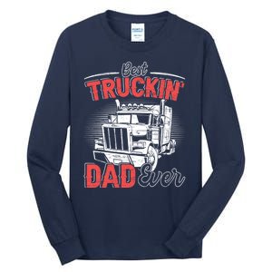 Truck Driver Fathers Day Gift Tall Long Sleeve T-Shirt