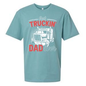 Truck Driver Fathers Day Gift Sueded Cloud Jersey T-Shirt