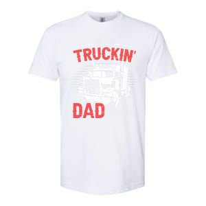 Truck Driver Fathers Day Gift Softstyle CVC T-Shirt