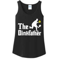 The Dinkfather Funny Pickleball Player Paddleball Lover Ladies Essential Tank