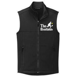 The Dinkfather Funny Pickleball Player Paddleball Lover Collective Smooth Fleece Vest