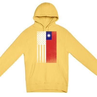 Taiwan Design For Proud Taiwanese Americans Gift Premium Pullover Hoodie