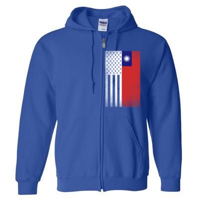 Taiwan Design For Proud Taiwanese Americans Gift Full Zip Hoodie