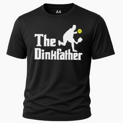 The Dinkfather Funny Pickleball Player Paddleball Lover Performance Shirt