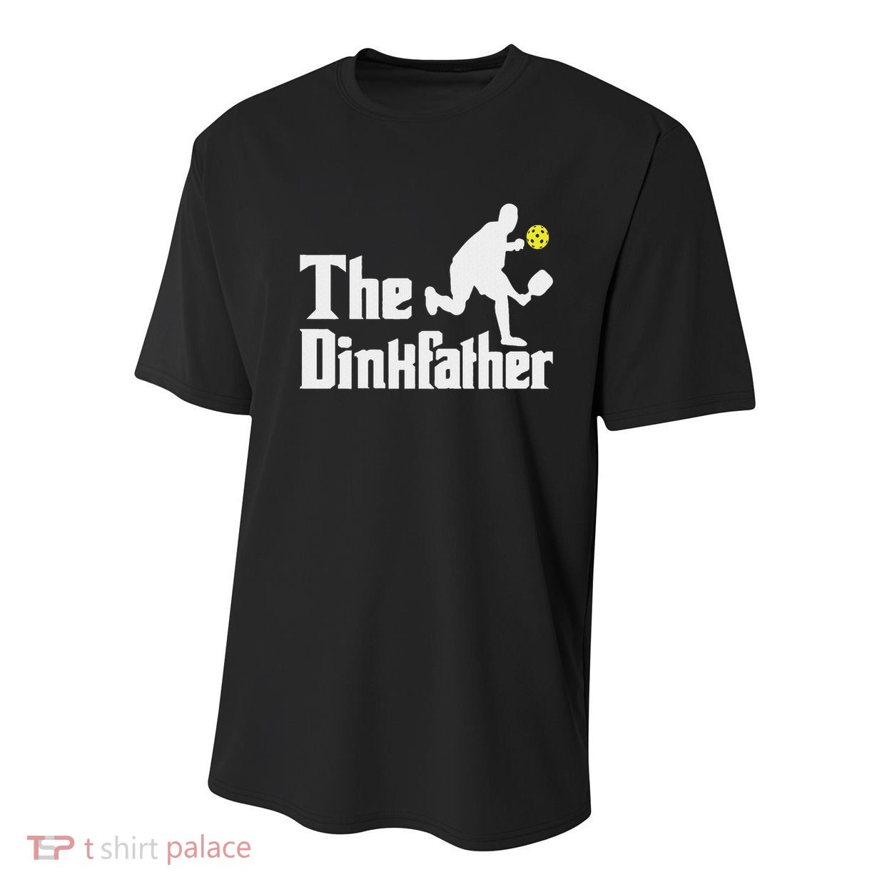 The Dinkfather Funny Pickleball Player Paddleball Lover Youth Performance Sprint T-Shirt
