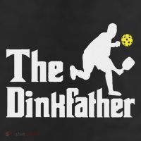 The Dinkfather Funny Pickleball Player Paddleball Lover 25L Jumbo Tote