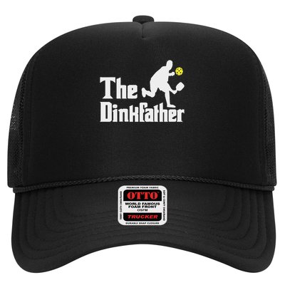 The Dinkfather Funny Pickleball Player Paddleball Lover Trucker Hat