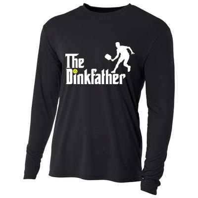 The Dink Father Pickleball Dad Funny Pickleball Cooling Performance Long Sleeve Crew