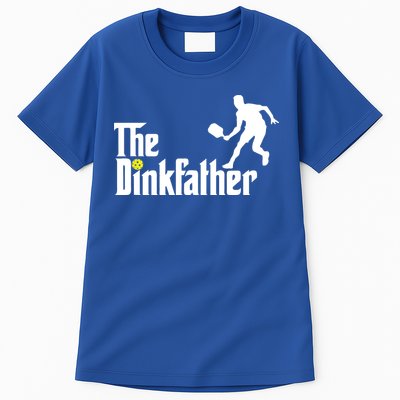 The Dink Father Pickleball Dad Funny Pickleball Tall T-Shirt