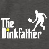 The Dink Father Pickleball Dad Funny Pickleball Vector Backpack