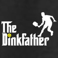 The Dink Father | Pickleball Dad | Funny Pickleball TShirt 7 Panel Mesh Trucker Snapback Hat