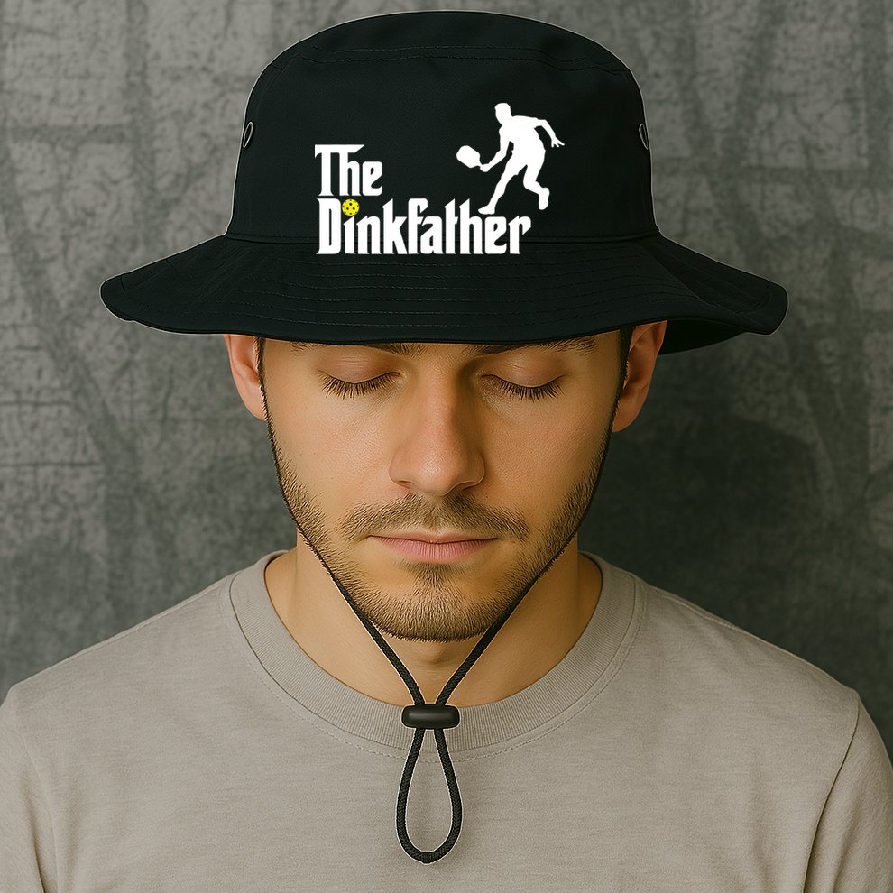 The Dink Father | Pickleball Dad | Funny Pickleball TShirt Bucket Hat