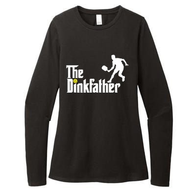 The Dink Father | Pickleball Dad | Funny Pickleball TShirt Womens CVC Long Sleeve Shirt