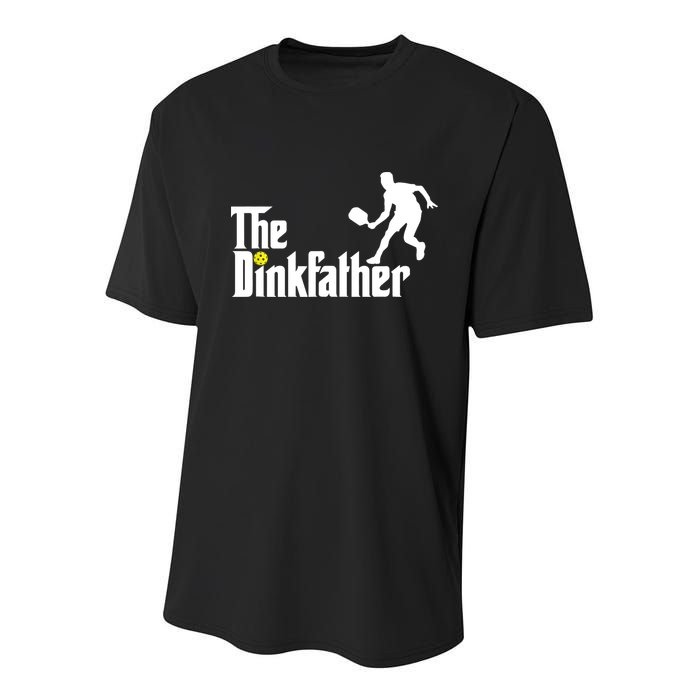 The Dink Father | Pickleball Dad | Funny Pickleball TShirt Youth Performance Sprint T-Shirt