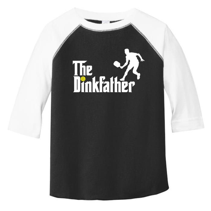 The Dink Father | Pickleball Dad | Funny Pickleball TShirt Toddler Fine Jersey T-Shirt