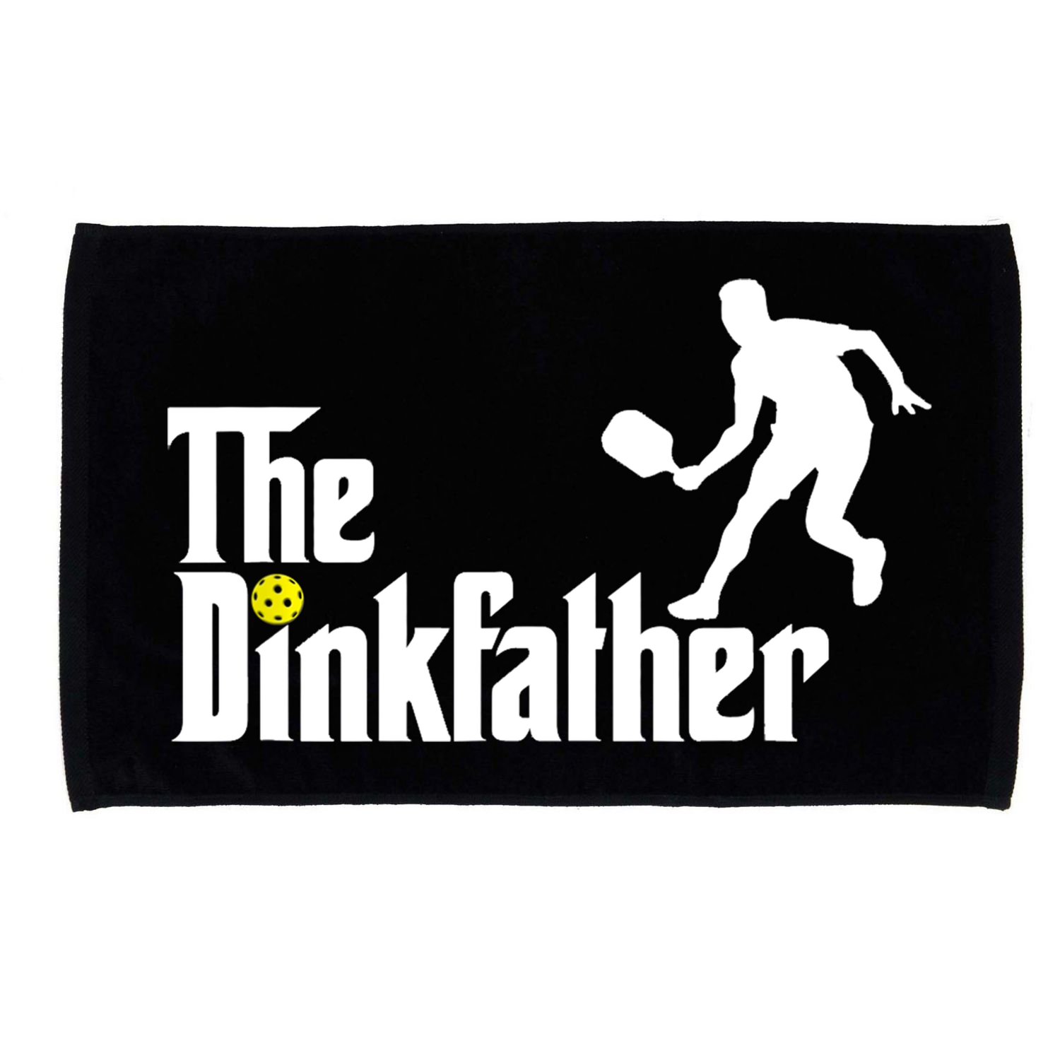 The Dink Father | Pickleball Dad | Funny Pickleball TShirt Microfiber Hand Towel