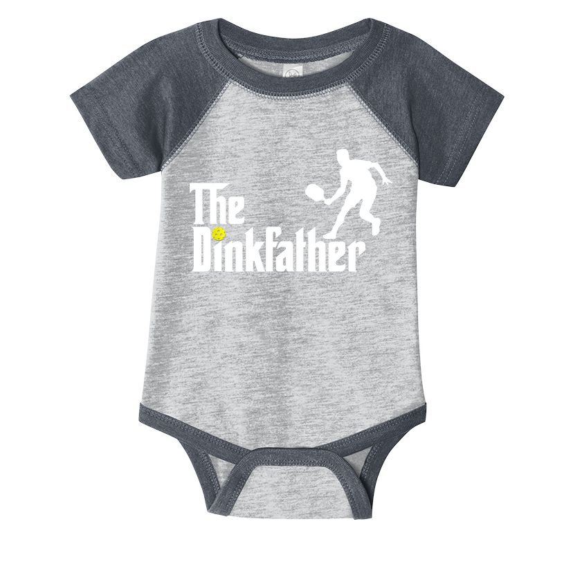 The Dink Father | Pickleball Dad | Funny Pickleball TShirt Infant Baby Jersey Bodysuit