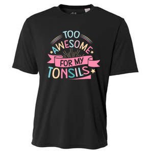 Tonsillectomy Design For With Removed Tonsils Cooling Performance Crew T-Shirt