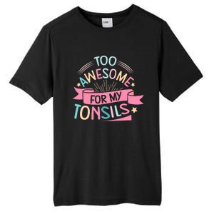 Tonsillectomy Design For With Removed Tonsils Tall Fusion ChromaSoft Performance T-Shirt