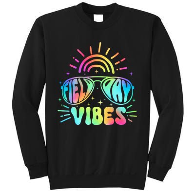 Tie Dye Field Day Vibes Last Day Of School Field Day Teacher Students Sweatshirt