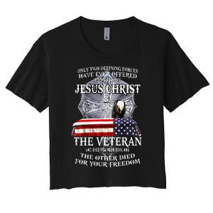 Two Defining Forces Have Ever Offered To Die For You Women's Crop Top Tee