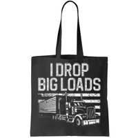 Trucker Design For Semi Truck Funny  Driver Lover Tote Bag