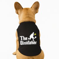 The Dinkfather Funny Pickleball Player Paddleball Lover Doggie Tank