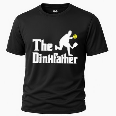 The Dinkfather Funny Pickleball Player Paddleball Lover Performance Shirt