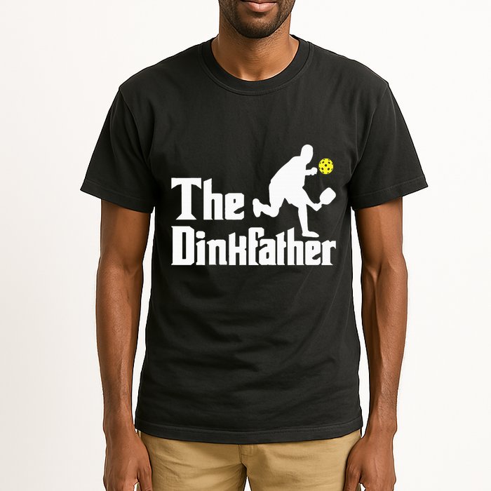 The Dinkfather Funny Pickleball Player Paddleball Lover Tall T-Shirt