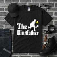 The Dinkfather Funny Pickleball Player Paddleball Lover Tall T-Shirt