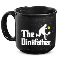 The Dinkfather Funny Pickleball Player Paddleball Lover 15oz Campfire Ceramic Mug