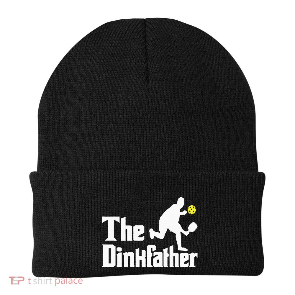 The Dinkfather Funny Pickleball Player Paddleball Lover Beanie