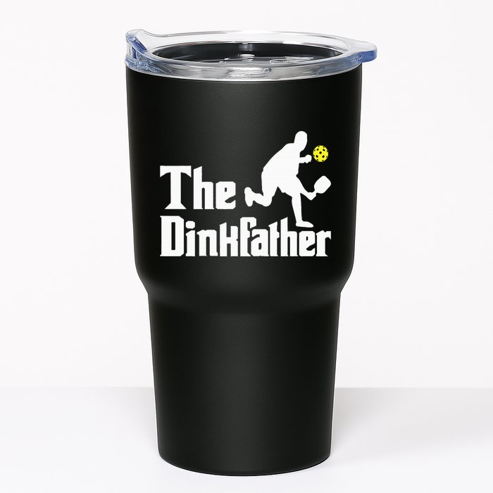 The Dinkfather Funny Pickleball Player Paddleball Lover Tumbler