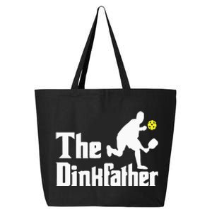 The Dinkfather Funny Pickleball Player Paddleball Lover 25L Jumbo Tote