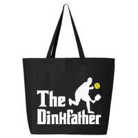 The Dinkfather Funny Pickleball Player Paddleball Lover 25L Jumbo Tote