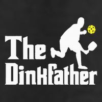 The Dinkfather Funny Pickleball Player Paddleball Lover 25L Jumbo Tote