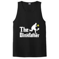The Dinkfather Funny Pickleball Player Paddleball Lover PosiCharge Competitor Tank