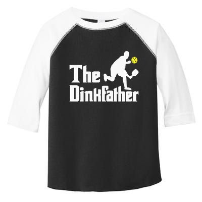 The Dinkfather Funny Pickleball Player Paddleball Lover Toddler Fine Jersey T-Shirt