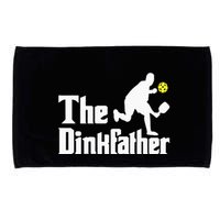 The Dinkfather Funny Pickleball Player Paddleball Lover Microfiber Hand Towel