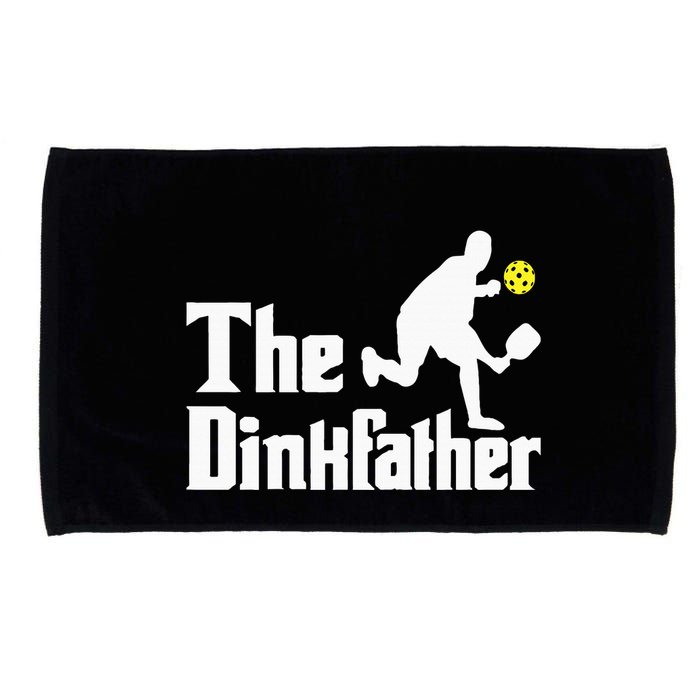 The Dinkfather Funny Pickleball Player Paddleball Lover Microfiber Hand Towel
