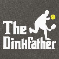 The Dinkfather Funny Pickleball Player Paddleball Lover Cotton Canvas Backpack