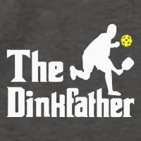 The Dinkfather Funny Pickleball Player Paddleball Lover Vector Backpack