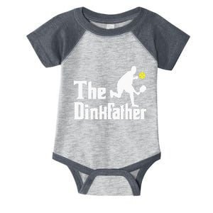 The Dinkfather Funny Pickleball Player Paddleball Lover Infant Baby Jersey Bodysuit