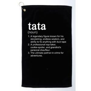 Tata Definition Funny Cool Platinum Collection Golf Towel