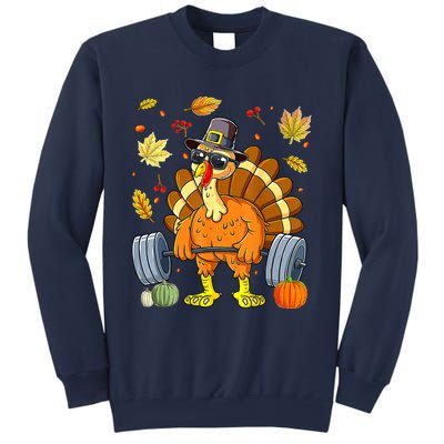 Turkey Deadlift Fitness Weightlifting Thanksgiving Day Sweatshirt