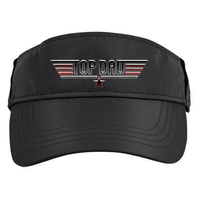 Top Dad Funny Gift Father Fathers Day 80s Daddy 1980s Adult Drive Performance Visor